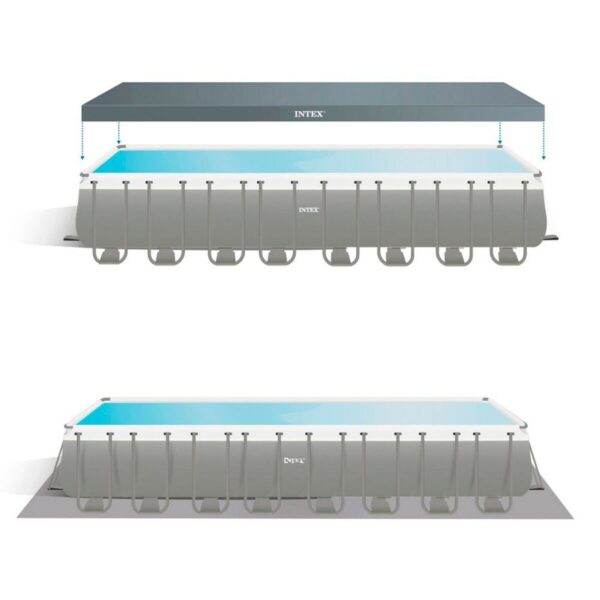 Schwimmbad Abnehmbar Intex 26374 975 x 132 x 488 cm – Bild 5