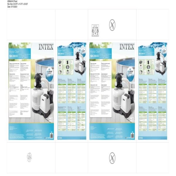 Aufbereitungsanlage für Schwimmbad Intex 26648 – Bild 2