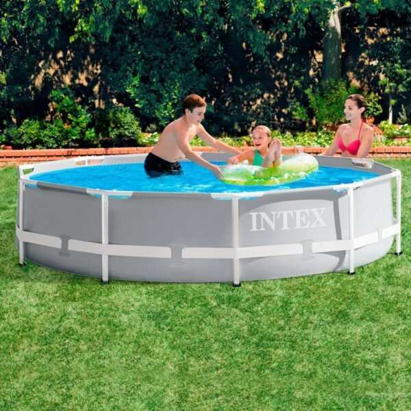 Schwimmbad Abnehmbar Intex Prism Frame 26702NP 305 x 76 x 305 cm – Bild 2