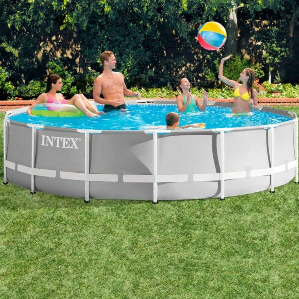 Schwimmbad Abnehmbar Intex 26720 427 x 107 x 427 cm 12706 L – Bild 3