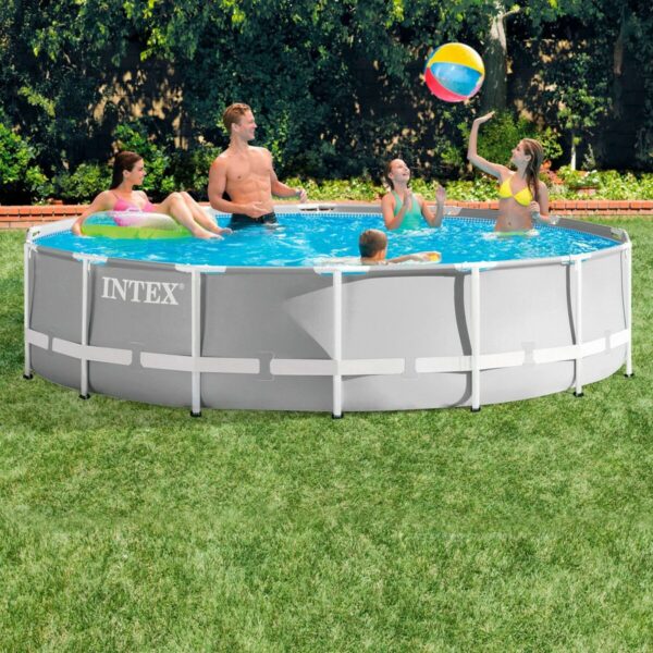 Schwimmbad Abnehmbar Intex 457 x 107 x 457 cm – Bild 3