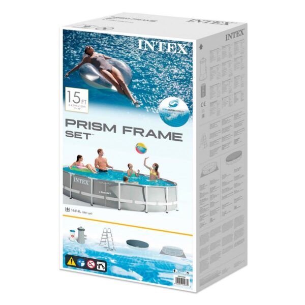 Schwimmbad Abnehmbar Intex 457 x 107 x 457 cm – Bild 7