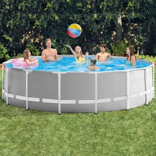 Schwimmbad Abnehmbar Intex 26726GN 457 x 122 x 457 cm – Bild 3
