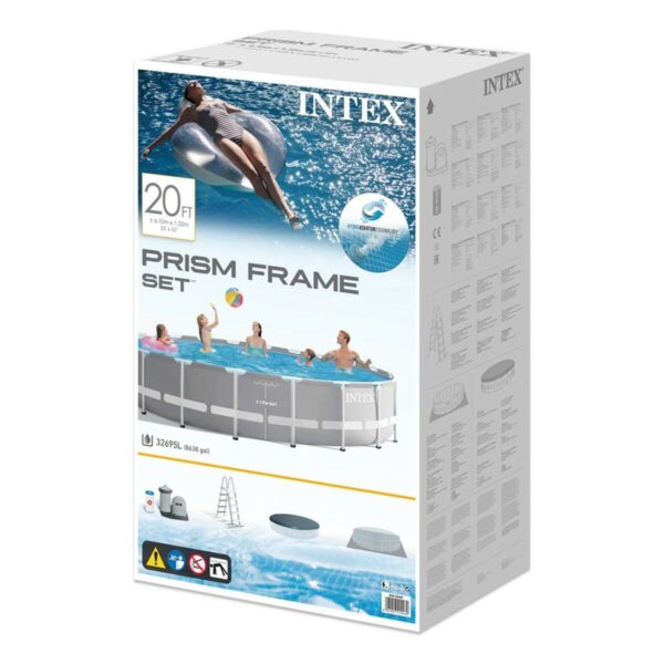 Schwimmbad Abnehmbar Intex 26756NP 610 x 132 x 610 cm – Bild 7