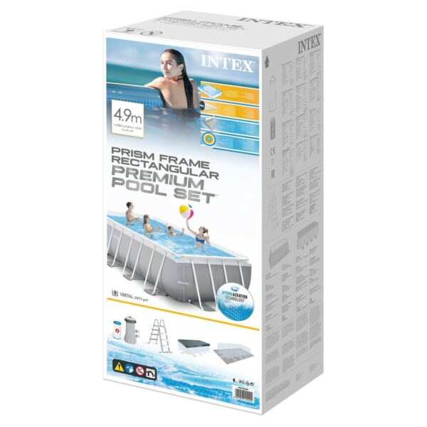 Schwimmbad Abnehmbar Intex 26792 488 x 107 x 244 cm – Bild 7