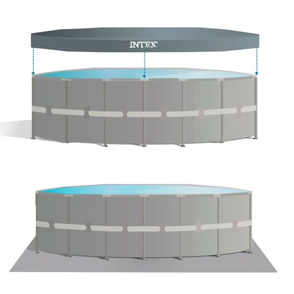 Schwimmbad Abnehmbar Intex 549 x 132 x 549 cm – Bild 4