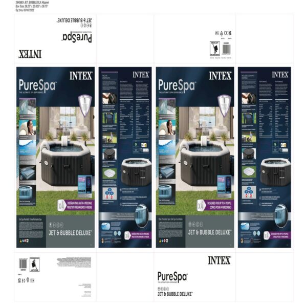 Aufblasbares Spa Intex 201 x 71 x 201 cm 795 L – Bild 2