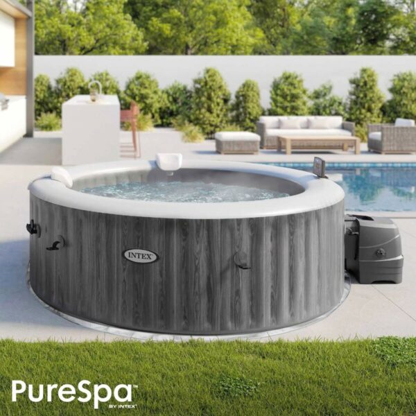 Aufblasbares Spa Intex Purespa Greywood Deluxe 28440EX 220-240 V 4 Plätze 1741 l/h – Bild 4