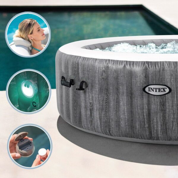 Aufblasbares Spa Intex Purespa Greywood Deluxe 28440EX 220-240 V 4 Plätze 1741 l/h – Bild 7