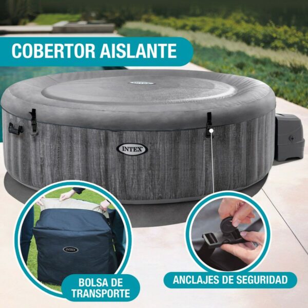 Aufblasbares Spa Intex Purespa Greywood Deluxe 28442EX 6 Plätze 220-240 V 1741 l/h 1089 L – Bild 3