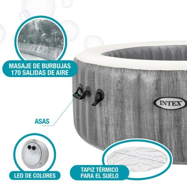 Aufblasbares Spa Intex Purespa Greywood Deluxe 28442EX 6 Plätze 220-240 V 1741 l/h 1089 L – Bild 4