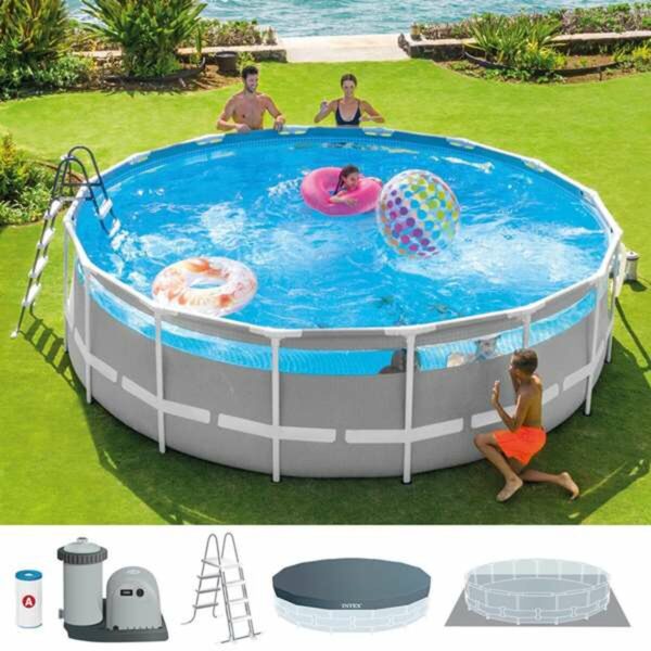 Schwimmbad Abnehmbar Intex 488 x 122 cm – Bild 4