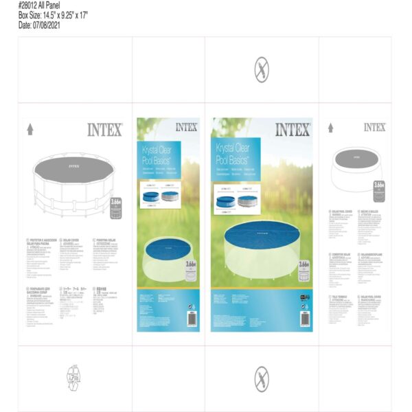 Poolabdeckung Intex 28012 Solar rund – Bild 2