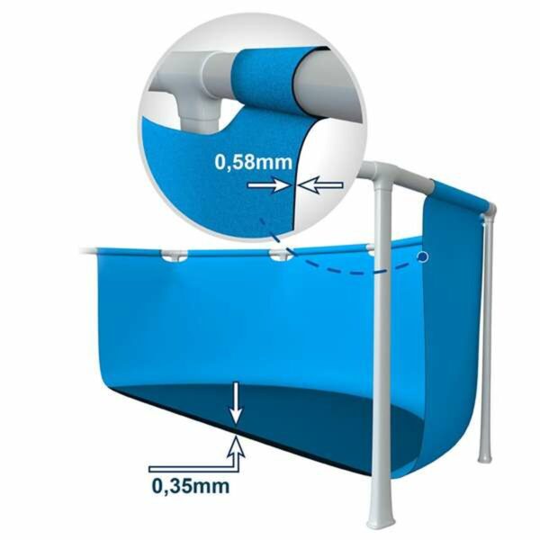 Schwimmbad Abnehmbar Intex 427 x 107 x 427 cm – Bild 5