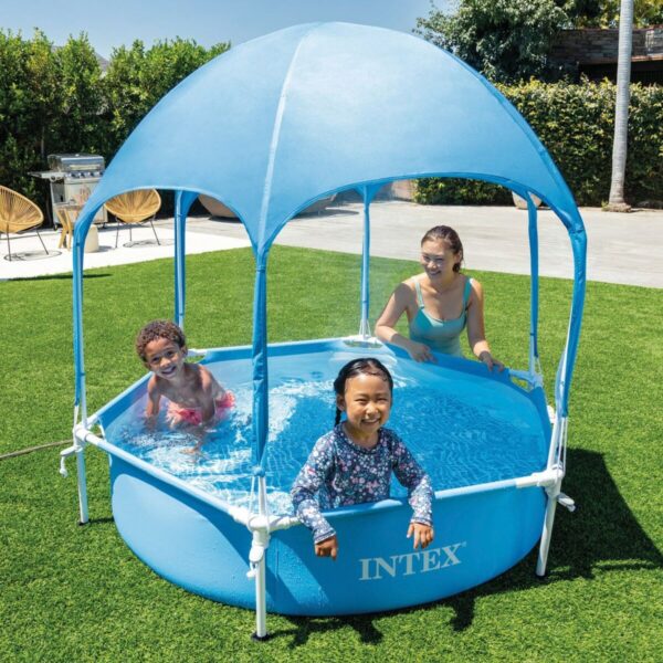 Schwimmbad Abnehmbar Intex 183 x 38 x 183 cm – Bild 3