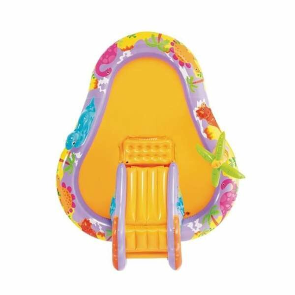 Aufblasbares Planschbecken für Kinder Intex Dino Park 201 x 157 x 69 cm – Bild 3