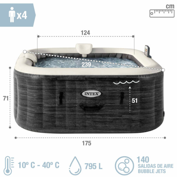 Aufblasbares Spa Intex 4 menschen 795 L – Bild 4