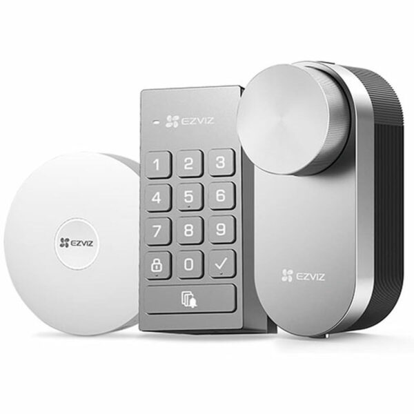 Sicherheitsschloss Ezviz CS-DL01/DL01CP/A3-BK Weiß Grau Aluminium – Bild 6
