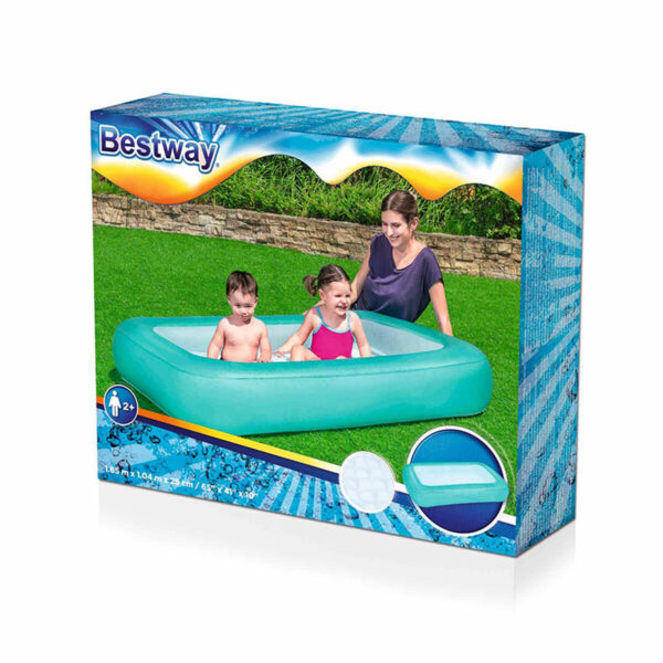 Bestway Aufblasbares Babybecken Gepolsterter Boden 104x25 cm +2 Jahre Garten 51115 – Bild 2