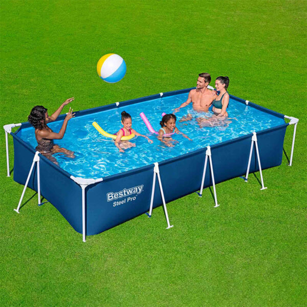 Schwimmbad Abnehmbar Bestway 400 x 211 x 81 cm 211 x 400 x 81 cm – Bild 3