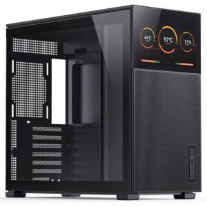 ATX Semi-Tower Gehäuse Jonsbo D41 MESH BLACK SC Schwarz LCD-Screen