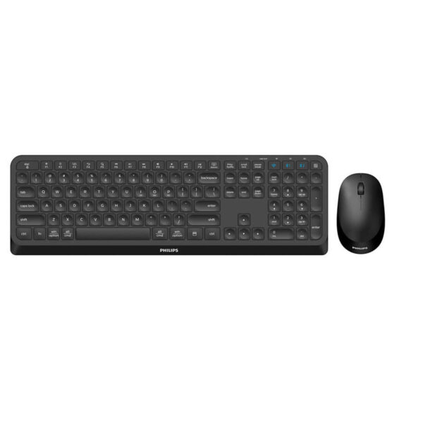 Tastatur mit Maus Philips SPT6407B/16 Schwarz Qwerty US – Bild 3