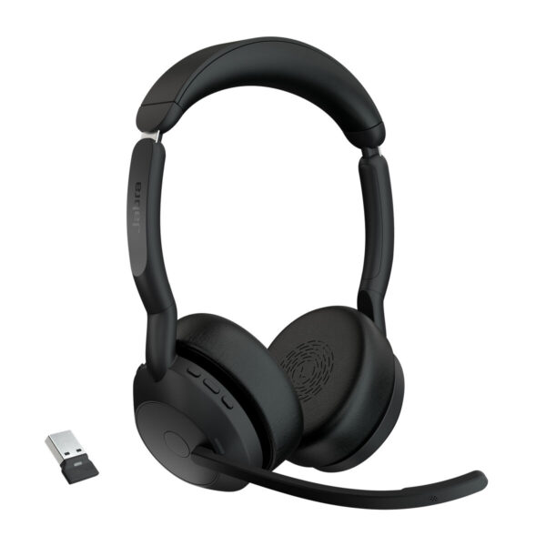 Kopfhörer mit Mikrofon Jabra 25599-989-999 Schwarz – Bild 2