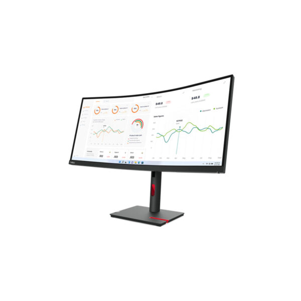 Monitor Lenovo ThinkVision T34W-30 34" 60 Hz 50-60 Hz Wide Quad HD – Bild 8
