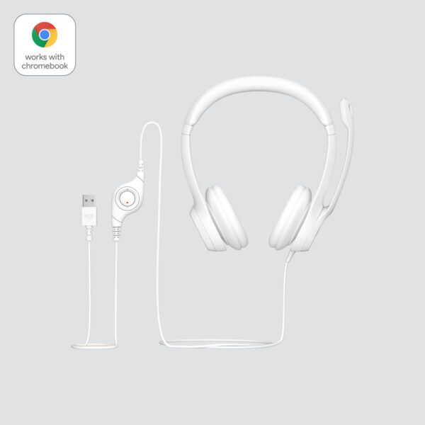 Kopfhörer Logitech H390 Weiß – Bild 2