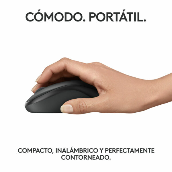 Drahtlose Bluetooth Maus Logitech M240 Graphit Schwarzweiß – Bild 7