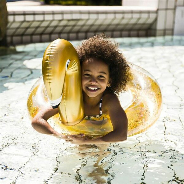 Aufblasbare Schwimmhilfe Swim Essentials Swan Glitter – Bild 6