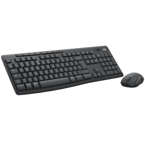 Tastatur mit Maus Logitech 920-012077 Graphit Schwarzweiß Englisch EEUU QWERTY – Bild 3