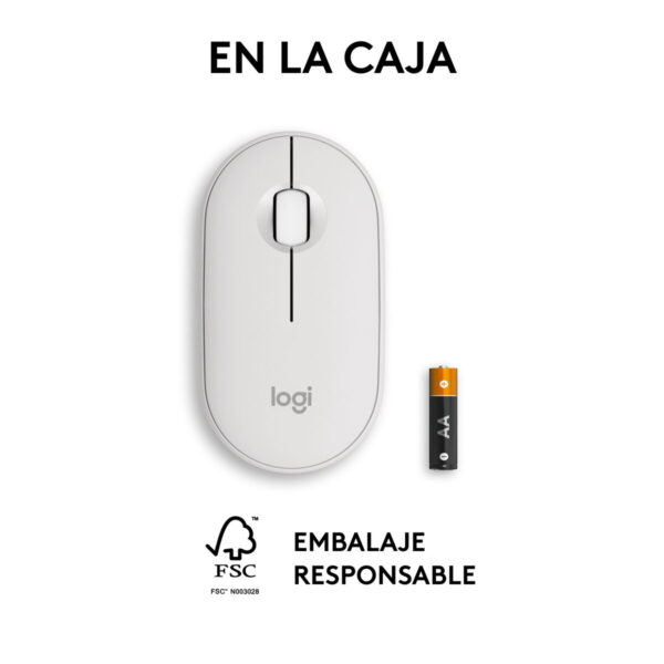Mouse Logitech 910-007013 Weiß 4000 dpi – Bild 5