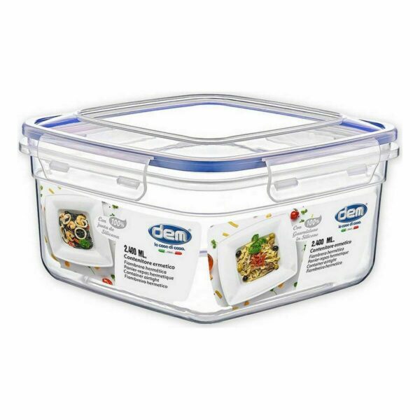 Lunchbox hermetisch Dem 2,4 L 21 x 21 x 11 cm (12 Stück) – Bild 2