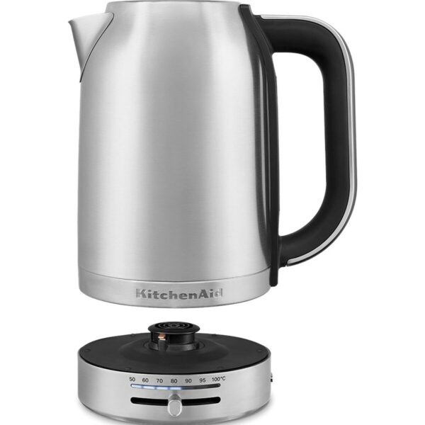 Wasserkocher KitchenAid 5KEK1701ESX Grau plástico,acero inoxidable 2400 W 1,7 L (1 Stück) – Bild 3