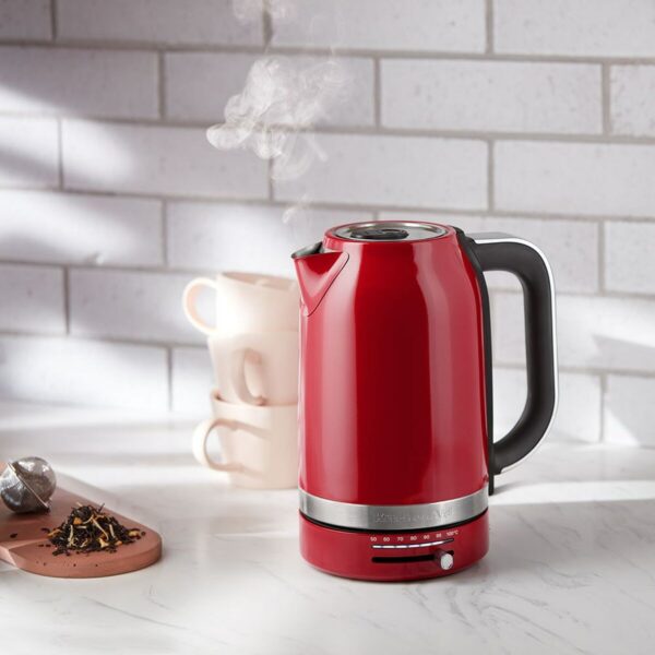 Wasserkocher KitchenAid 5KEK1701EER Rot plástico,acero inoxidable 2400 W 1,7 L (1 Stück) – Bild 5