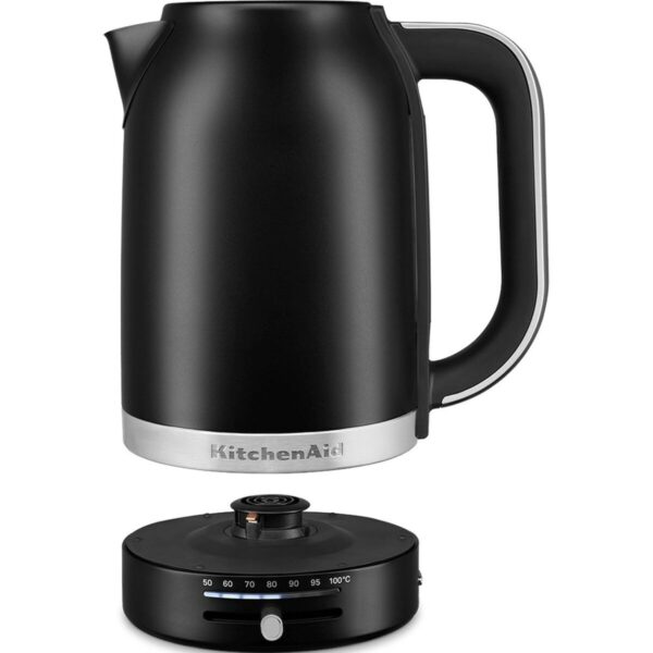 Wasserkocher KitchenAid 5KEK1701EBM Schwarz plástico,acero inoxidable 2400 W 1,7 L (1 Stück) – Bild 3