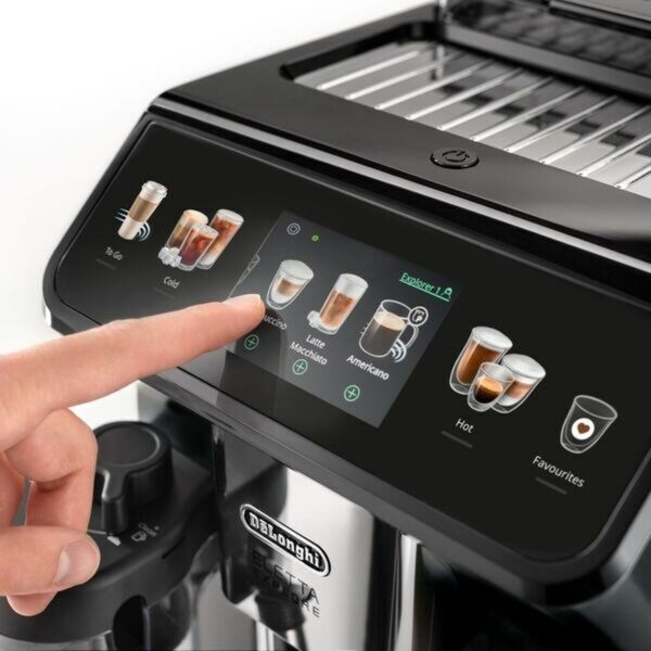Superautomatische Kaffeemaschine DeLonghi ECAM 450.55.G Grau 1450 W 19 bar 300 g 1,8 L – Bild 2