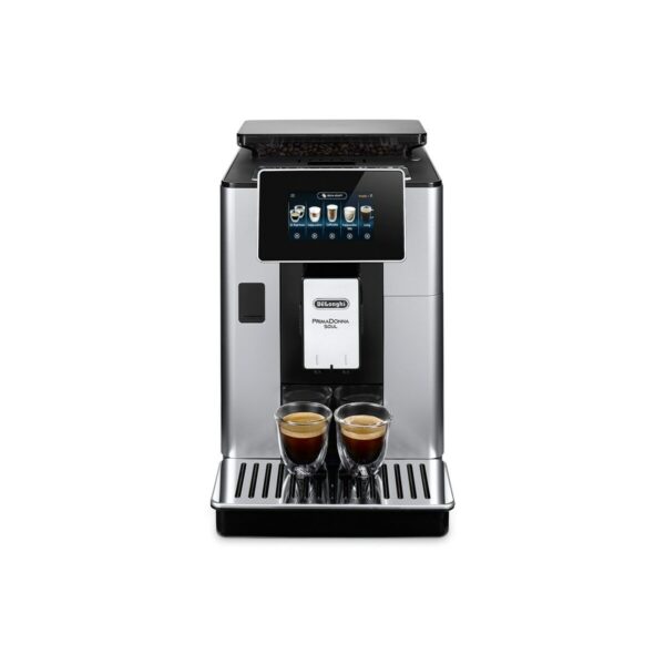 Superautomatische Kaffeemaschine DeLonghi PrimaDonna ECAM 610.55.SB metall 1450 W 19 bar 2,2 L – Bild 2