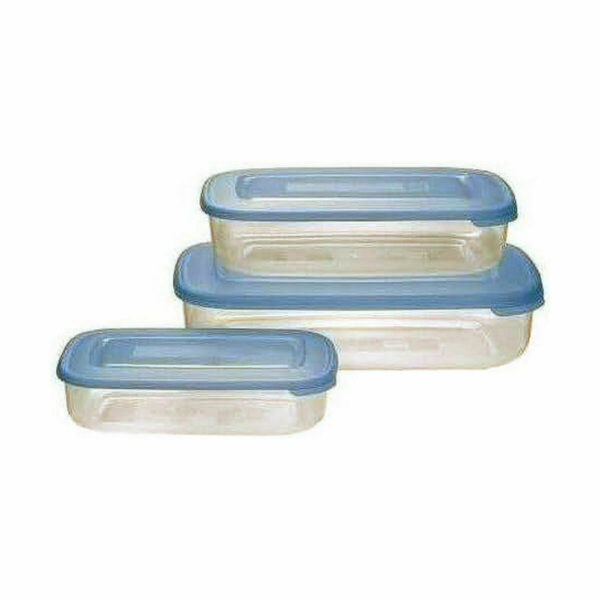 Lunchbox Tontarelli Family Blau rechteckig 29,6 x 19,8 x 7,7 cm (20 Stück) – Bild 2