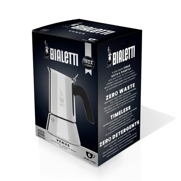 Italienische Kaffeemaschine Bialetti 0007254 Silberfarben Edelstahl 4 Kopper 200 ml – Bild 8