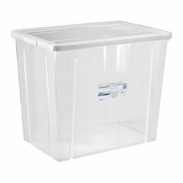 Aufbewahrungsbox mit Deckel Tontarelli Linea box 80 L 59 x 39 x 48 cm (6 Stück) – Bild 2