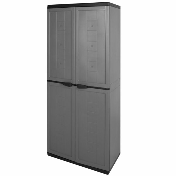 Schrank Curver Dunkelgrau Kunststoff 68 x 166 x 39 cm