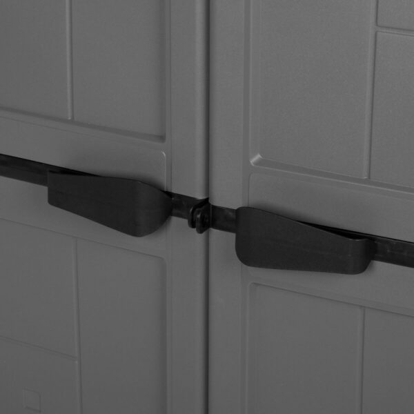 Schrank Curver Dunkelgrau Kunststoff 68 x 166 x 39 cm – Bild 6