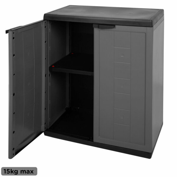 Schrank Curver Dunkelgrau Kunststoff 68 x 87 x 39 cm – Bild 3