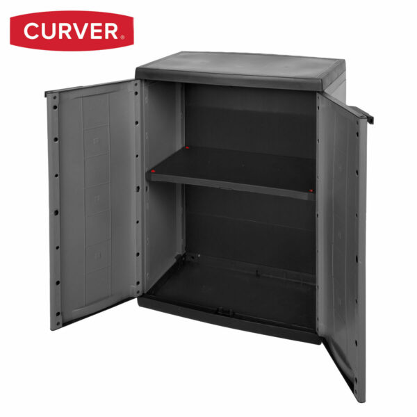 Schrank Curver Dunkelgrau Kunststoff 68 x 87 x 39 cm – Bild 5