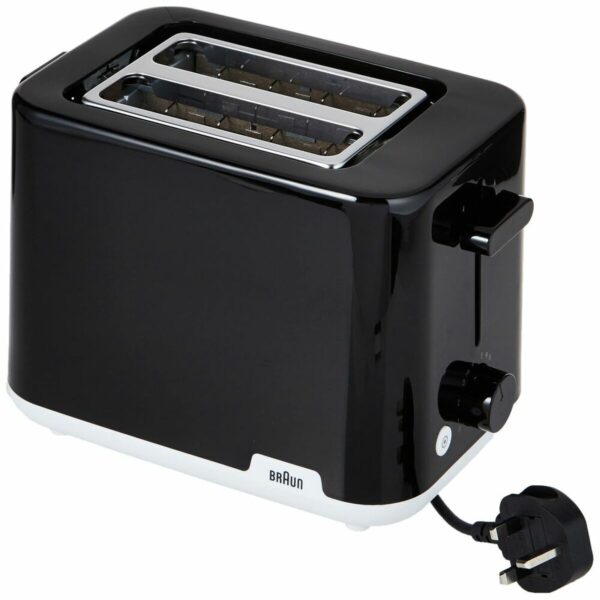 Toaster Braun HT 1010 BK 900 W Schwarz/Silberfarben – Bild 3