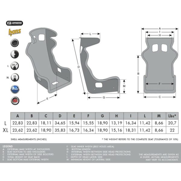 Rennsport-Sitz Momo DAYTONA L Schwarz – Bild 7