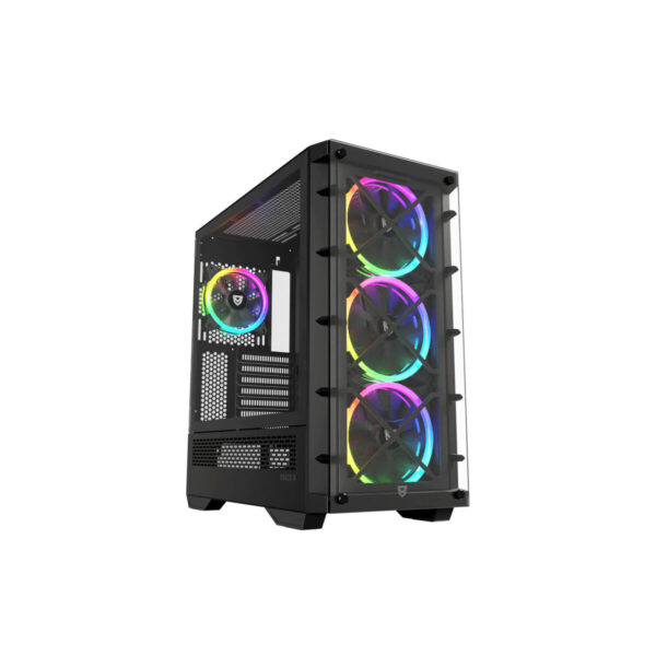 ATX Semi-Tower Gehäuse Nfortec NF-CS-DRACOX-B Schwarz – Bild 5