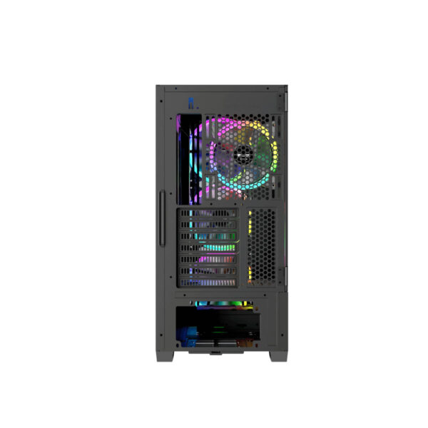 ATX Semi-Tower Gehäuse Nfortec NF-CS-DRACOX-B Schwarz – Bild 7
